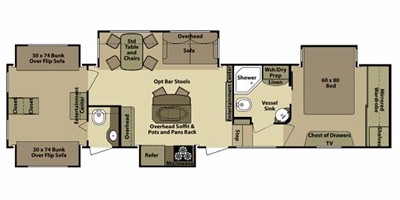 2011 Open Range RV Fifth Wheel Series M-399BHS Specs and Standard ... 2011 Open Range RV Fifth Wheel Series M-399BHS Specs and Standard ...
