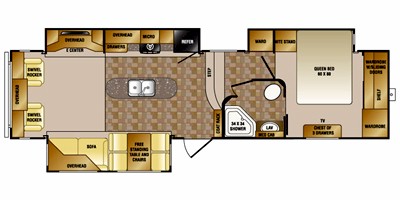 Crossroads Fifth Wheel Floor Plans | 2012 crossroads rv cruiser patriot provincial fifth wheel Crossroads Fifth Wheel Floor Plans | 2012 crossroads rv cruiser patriot provincial fifth wheel