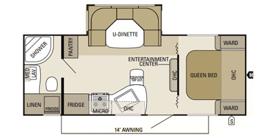 2013 Starcraft Travel Star® 244DS Floorplan, Prices, Values & Specs ...