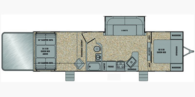 2014 Evergreen RV Amped Toy Hauler Series M-32GS Specs and Standard ... 2014 Evergreen RV Amped Toy Hauler Series M-32GS Specs and Standard ...
