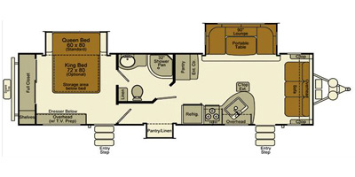 2016 Evergreen RV Ever-Lite Series M-292FLBS Specs and Standard ... 2016 Evergreen RV Ever-Lite Series M-292FLBS Specs and Standard ...