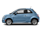 Celeste Blu (Retro Light Blue) 2016 FIAT 500 Pictures 500 Hatchback 3D Easy I4 photos side view Celeste Blu (Retro Light Blue) 2016 FIAT 500 Pictures 500 Hatchback 3D Easy I4 photos side view