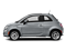 Billet Argento (Silver) 2016 FIAT 500 Pictures 500 Hatchback 3D Easy I4 photos side view Billet Argento (Silver) 2016 FIAT 500 Pictures 500 Hatchback 3D Easy I4 photos side view