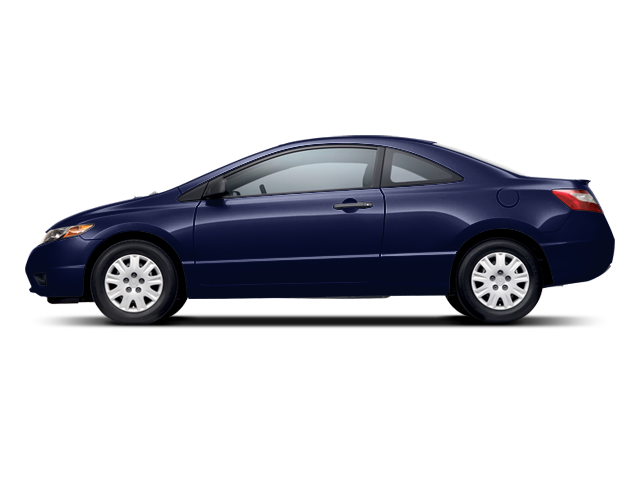 2008 Honda civic 2 door coupe lx royal blue #5