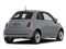 Billet Argento (Silver) 2015 FIAT 500 Pictures 500 Hatchback 3D Pop I4 photos rear view Billet Argento (Silver) 2015 FIAT 500 Pictures 500 Hatchback 3D Pop I4 photos rear view