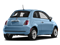 Celeste Blu (Retro Light Blue) 2016 FIAT 500 Pictures 500 Hatchback 3D Easy I4 photos rear view Celeste Blu (Retro Light Blue) 2016 FIAT 500 Pictures 500 Hatchback 3D Easy I4 photos rear view
