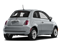 Billet Argento (Silver) 2016 FIAT 500 Pictures 500 Hatchback 3D Easy I4 photos rear view Billet Argento (Silver) 2016 FIAT 500 Pictures 500 Hatchback 3D Easy I4 photos rear view