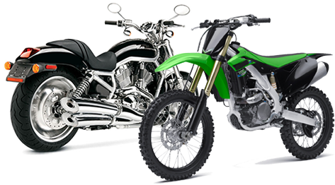 How can the fair market value of a pre-owned dirt bike be determined?
