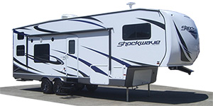 2015 Forest River-California/Oregon Shockwave DX Toy Hauler Fifth Wheel ...