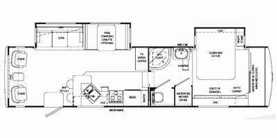 2008 Holiday Rambler Alumascape Fifth Wheel Series M-32SKD Specs and ...