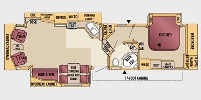 2008 Jayco Designer Fifth Wheel Series M-35 RLSA Specs and Standard ...