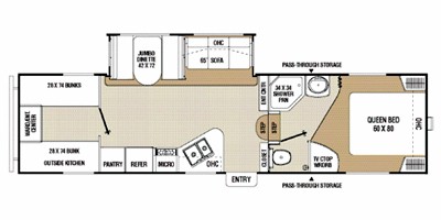 2010 Coachmen by Forest River Chaparral Lite Fifth Wheel Series M-269 ...