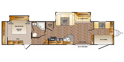 2013 Crossroads RV Zinger Series M-39 BH Specs and Standard Equipment ...