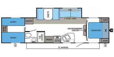 2013 Jayco Jay Flight Swift Series M-294 BHS Specs and Standard ...