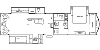 2014 Cedar Creek Fifth Wheel Series M-34RLSA Specs and Standard ...