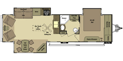 2014 Open Range RV Journeyer Series M-337RLS Specs and Standard ...