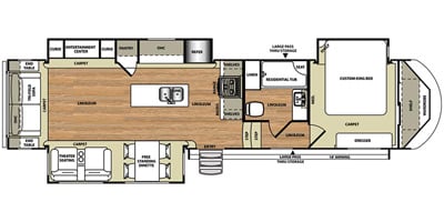 2015 Wildwood by Forest River Heritage Glen Lite Fifth Wheel Series M ...