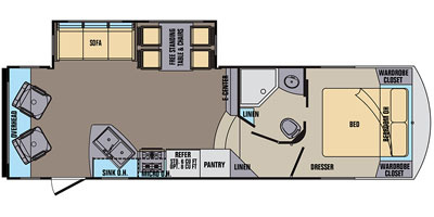 2015 Shasta by Forest River Phoenix Rise Fifth Wheel Series M-27RL ...