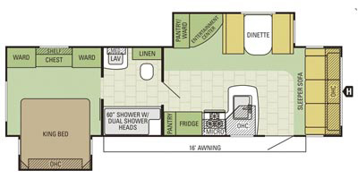 2015 Starcraft Autumn Ridge Series M-286KBS Specs and Standard ...