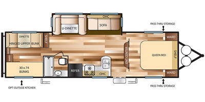 2017 Wildwood by Forest River M-30QBSS Specs and Standard Equipment ...