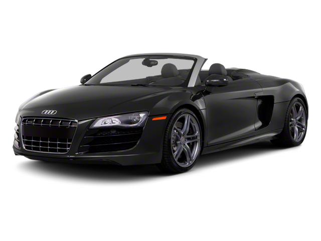 2012 Audi R8 2dr Conv Auto quattro Spyder 5.2L GT side front view